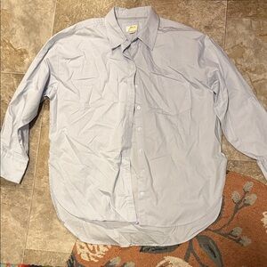 Maeve By Anthropologie Blue Button Down Shirt